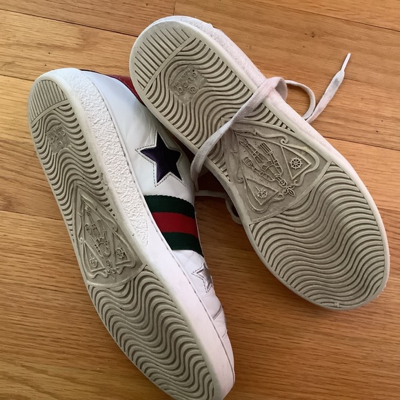 Gucci Ace Star Sneakers - Picture 7 of 11